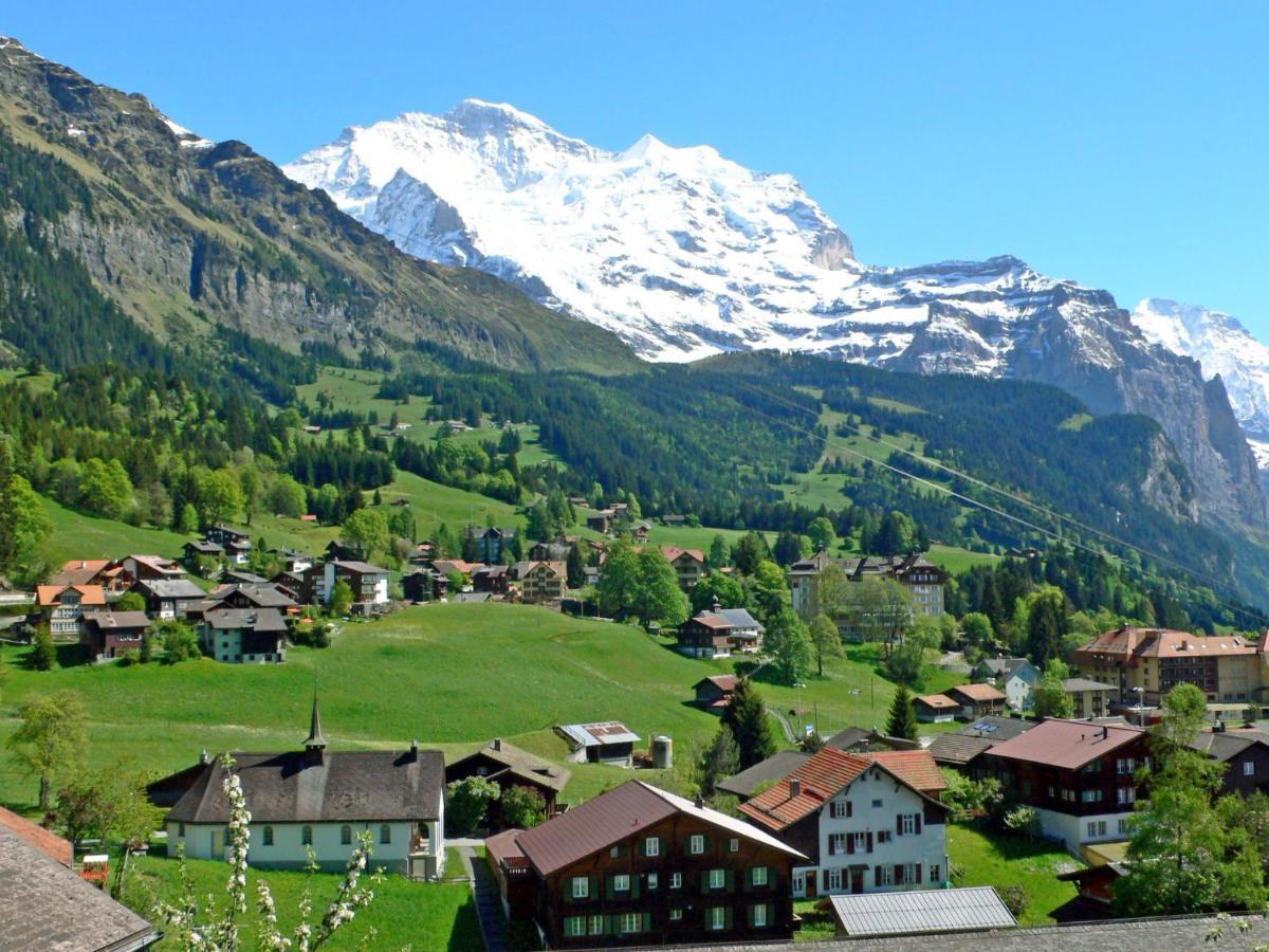 Apartment Rustica By Interhome Wengen Eksteriør billede